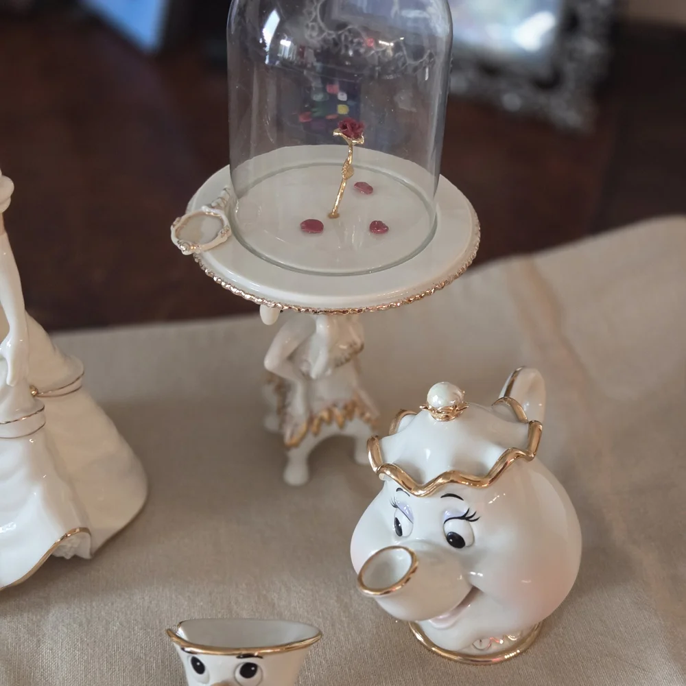 Lenox White and Gold Cake Topper Set